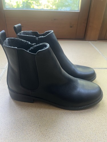 Next girls black chelsea boots - black,