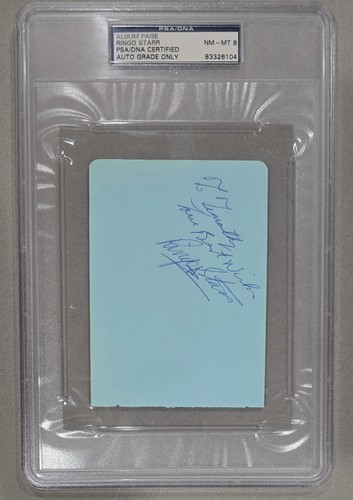 Ringo starr signed album - signed,