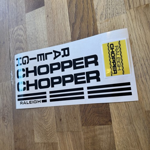 Raleigh chopper mk1 sticker - raleigh,