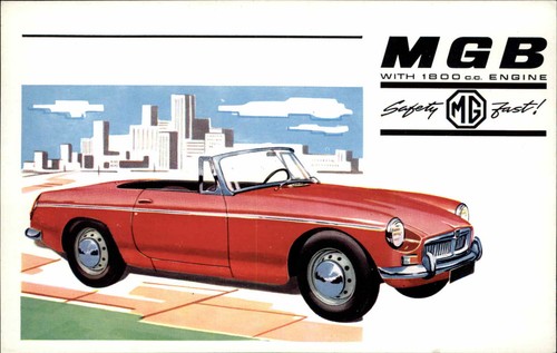 Car auto advertisement - advertisement, mgb