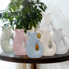Ceramic Fish Jug/Vase /Glug