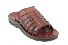 Greek Real Leather Brown