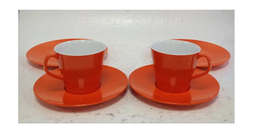 Vintage melaware orange cups - melaware,