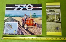 David Brown 770 Selectamatic 12 Speed Tractor Sales Brochure 1960's