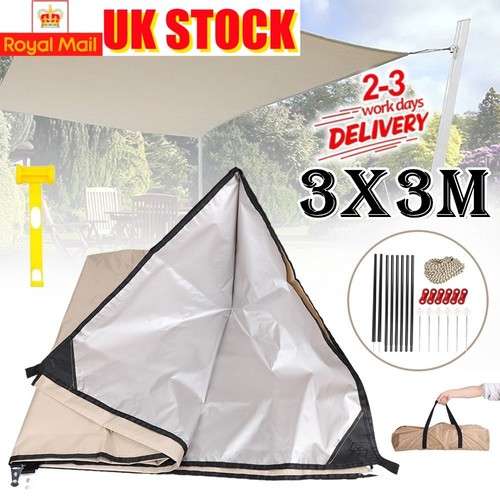 3x3m camping tent tarp - 3x3m,
