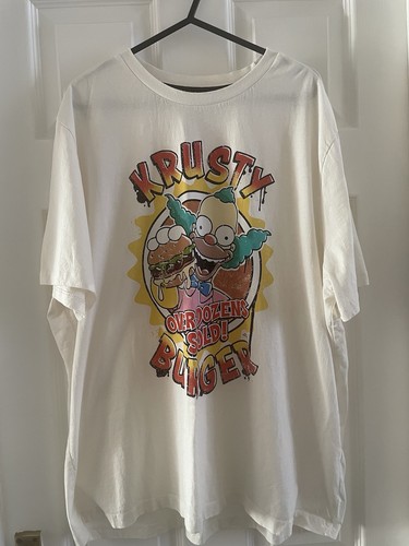 Krusty burger shirt - krusty, t-shirt