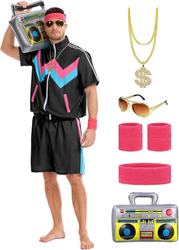 80s 90s retro tracksuit - 80s,