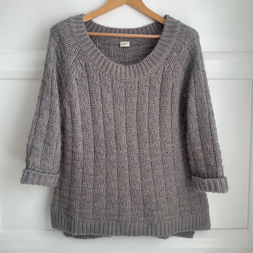Poetry mohair block knit - block,