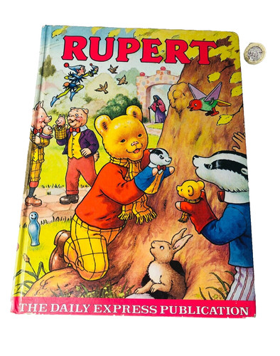 Book rupert the bear 1980 - book,