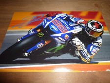 JORGE LORENZO signed 12X8