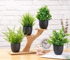 SET OF 4 ARTIFICIAL PLANTS IN