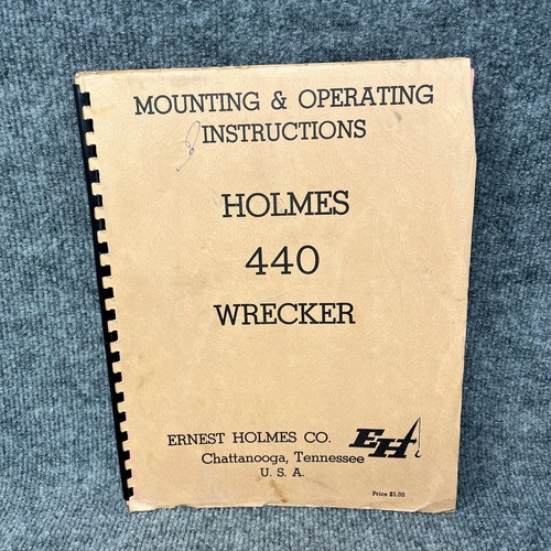 Holmes 440 wrecker mounting - holmes,