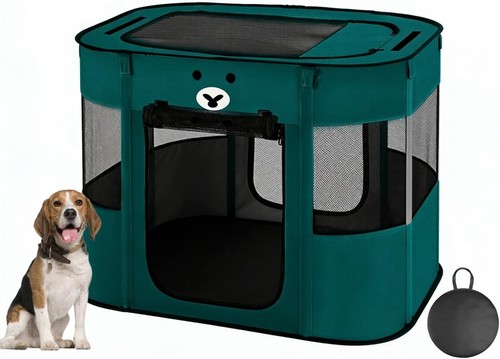 Portable doghouse pet - portable, fence
