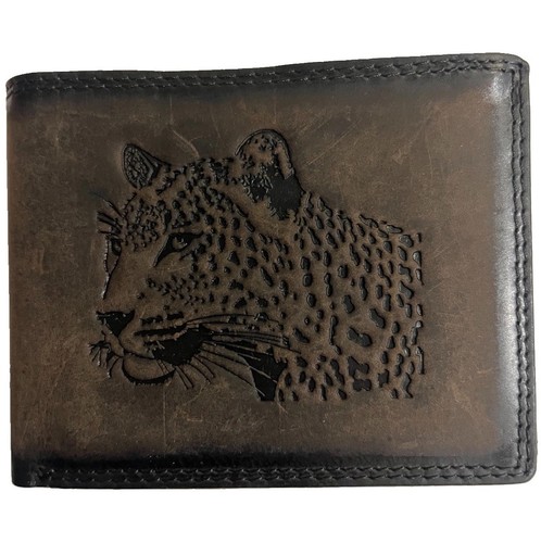 Men leather bifold wallet - men's,