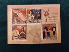 7 Michael Jackson Stamps Mini