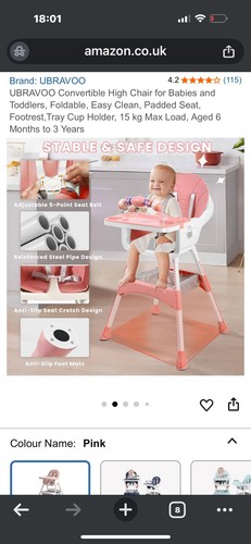 Ubravoo convertible high - ubravoo, chair