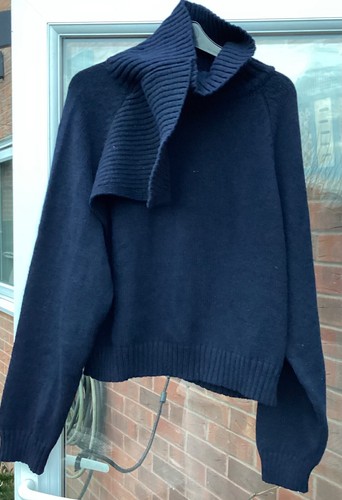 Bnwt zara blue wool - mix, jumper