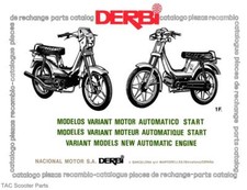 Derbi Variant Moped 1988 Parts