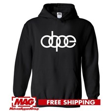 AUDI DOPE LOGO BLACK HOODIE