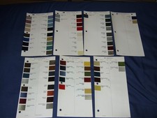 JAGUAR DAIMLER PAINT SWATCHES