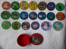 Pokemon Tazos 2001 Walkers x16 Different Tazos Good Condition Plus 4 More &  Pot