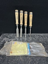 Powerfix 4pc Chrome Vanadium Steel Chisel Set Ref C19
