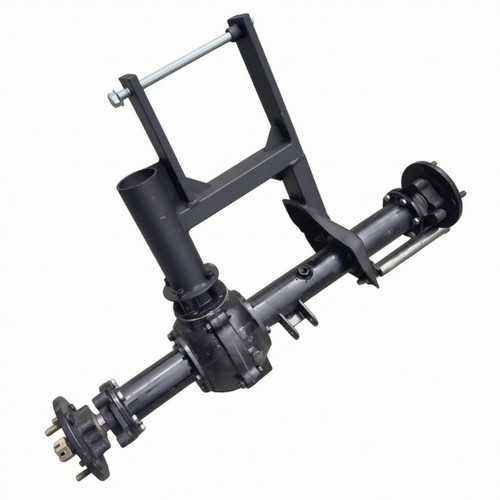 Rear axle with - rear, differential
