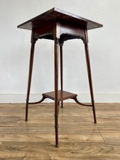 Antique 19th Century Mahogany Aesthetic Movement Godwin Style Side Lamp Table