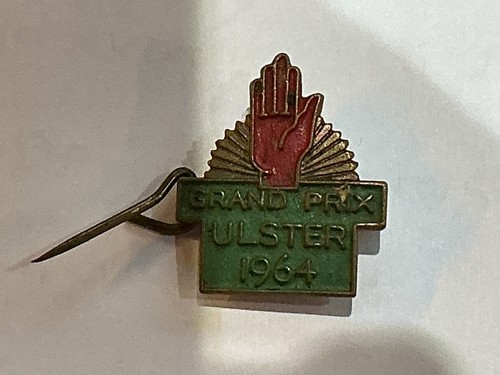 1964 ulster grand prix pin - 1964,