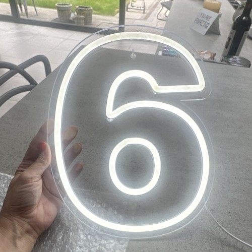 Led light number - led, 6