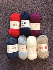 5 x 100g Sirdar No1 Chunky Wool/Yarn for Knitting/Crochet