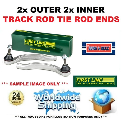 Outer inner tie rod rack - 2x,
