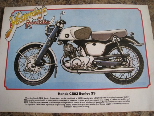 Yesterday roadbike honda - yesterday's,