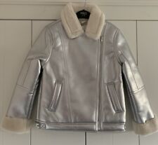 M&S Girls Metallic Silver