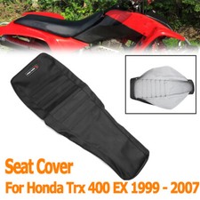Black Gripper Seat Cover For Honda TRX400EX TRX 400 EX 1999-2007 ATV Seat cover