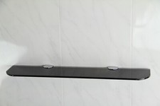 Wall Mounted Black Glass Shelf
