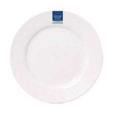 White porcelain large - white, round