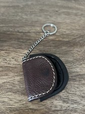 Vintage Osprey of London Natural Leather Handmade Keyring