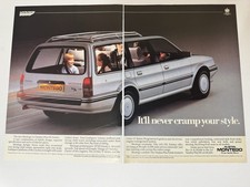 Original 1985 Austin Rover Montego Estate VDP EFi Magazine Advert Garage Retro