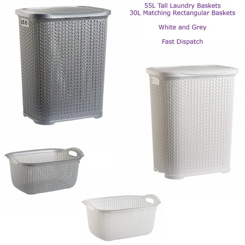 Large plastic laundry - plastic, bin