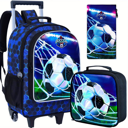 3pcs rolling backpack - backpack, for