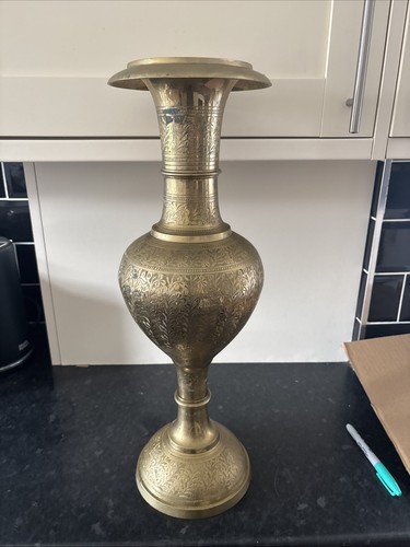Beautiful large vintage etched - vintage,