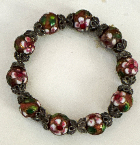 Vintage cloisonné hand - vintage,