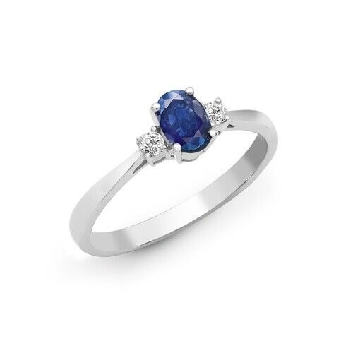 Real sapphire and diamond - real,