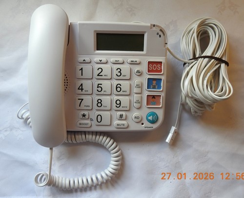 Big keys wired telephone - big,