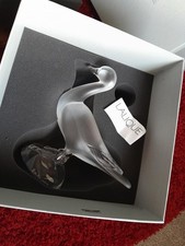 LALIQUE HUGE HEAVY DUCK 1980 MINT BOXED-NEVER OWNED- OUTSTANDING