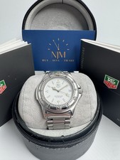 Vintage Tag Heuer Professional 4000 Series White Dial 38mm Mens Watch. WF1112