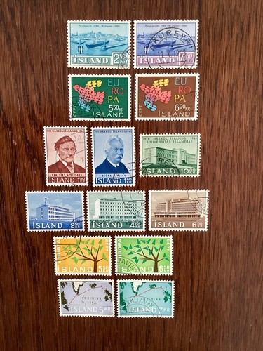 Iceland 1961 1962 sets - iceland, 6