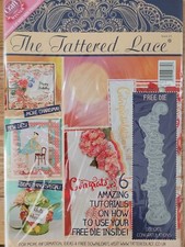 Tattered Lace Issue 23 Magazine with Free Delicate Congratulation Die and Papers
