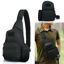 Men Military Tactical Chest Sling Bag Molle Crossbody Outdoor Shoulder Backpack